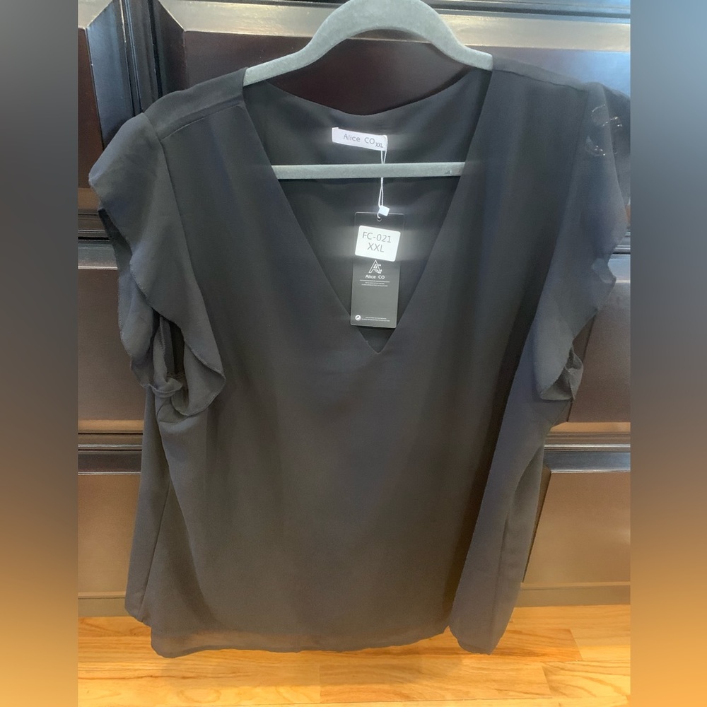 Women’s Black Dressy Top